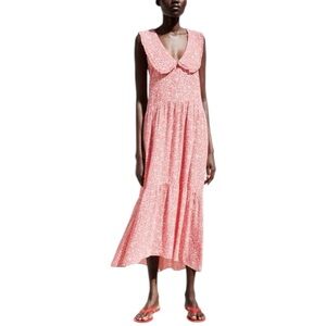 Zara Dress Red & White Large